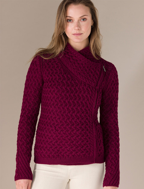 Carlow Trellis Jacket - Claret