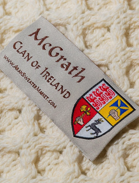 McGrath Clan Aran Bed Runner