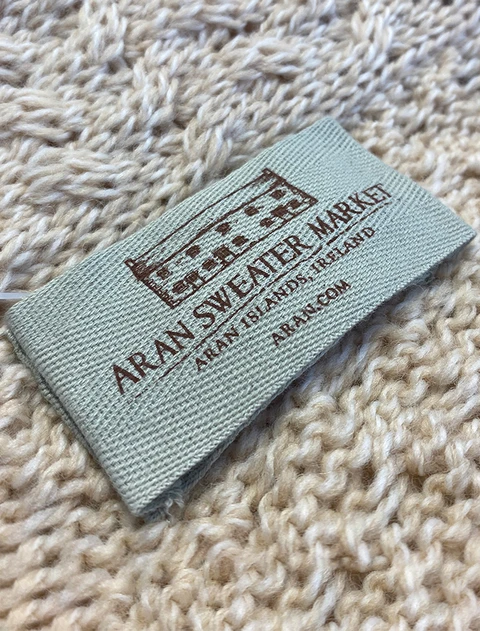Aran Sweater Market Label - type: Label