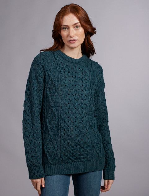 Womens - Shop By Color - Blues - Aran Sweater Market