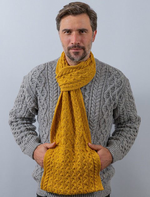 Pull Through Scarf - Sunflower Yellow