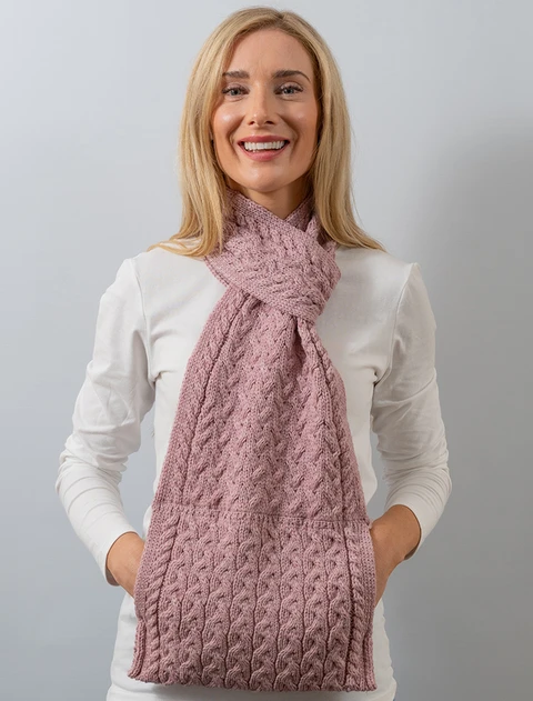 Pull Through Scarf - Winter Rose