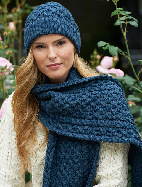 Ladies Merino Trellis Hat - Mallard