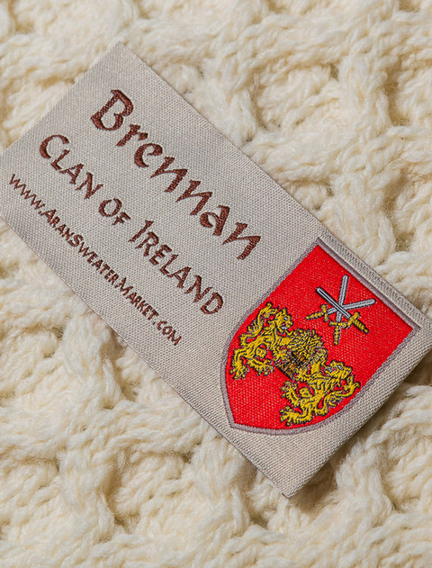 Brennan Clan Bed Runner - Label