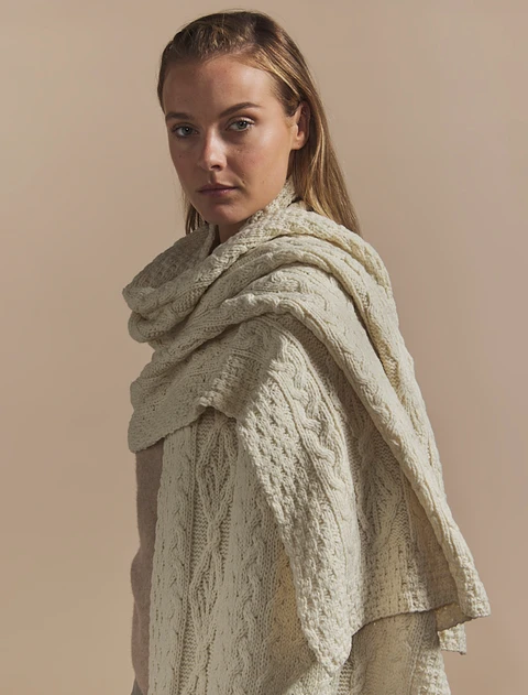 Donnelly Clan Aran Wrap