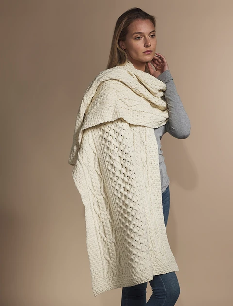 Hayes Clan Aran Wrap