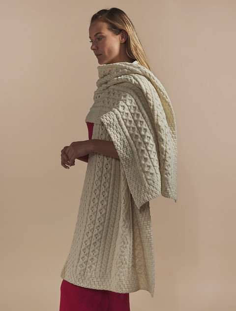 Hickey Clan Aran Wrap