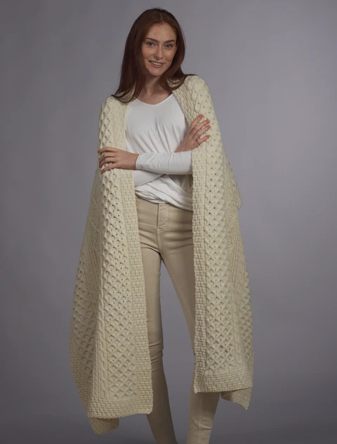 Casey Clan Aran Wrap