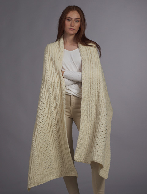 Burke Clan Aran Wrap