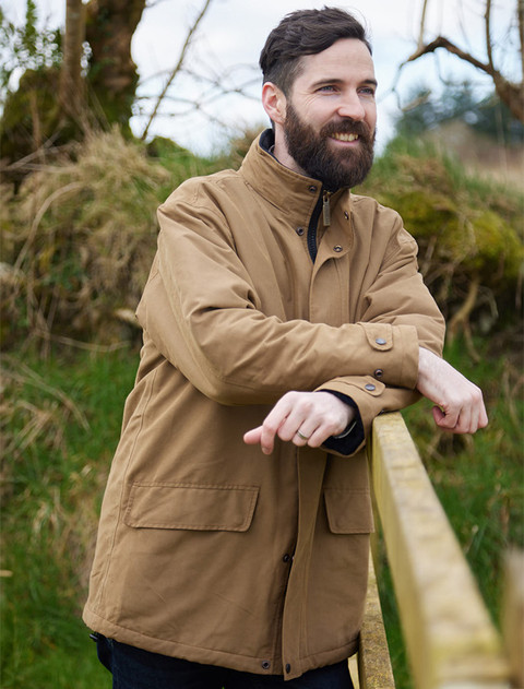 Men's West Cork Waterproof Jacket - Brown