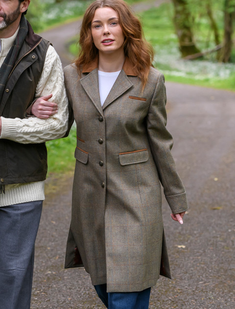 Blackthorn Ladies 3/4 Tweed Coat [Get 10% Off Your 1st Order]