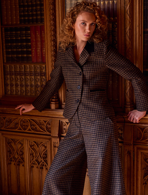  Sasha Tweed Blazer - Earth Check 