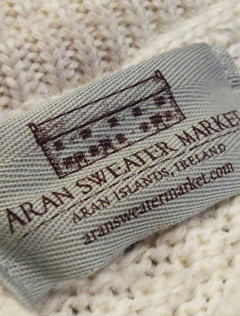 Aran Sweater Market Label