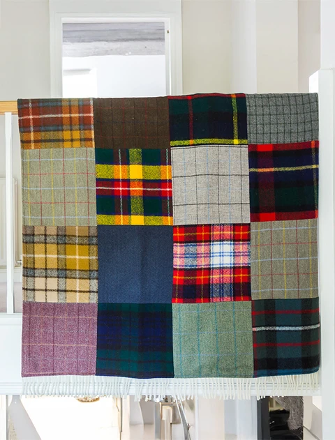 Multi-Panel Lifestyle Patchwork Throw - Tradition
