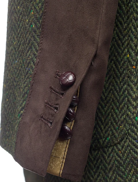 McDonagh Green Herringbone Heritage Tweed Jacket