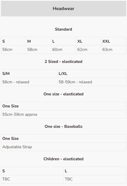 Size Guide