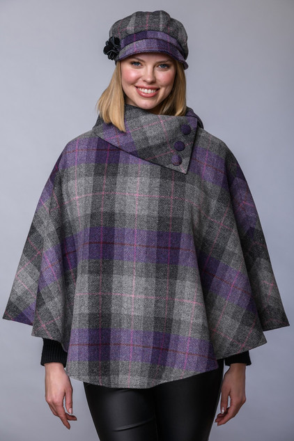 Mucros Tweed Poncho - 38
