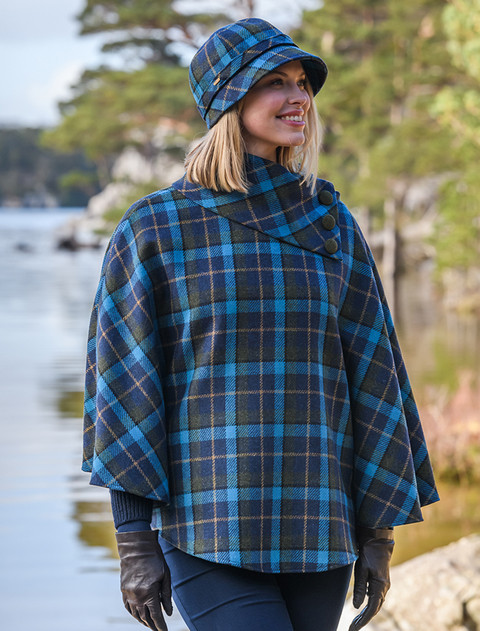 Mucros Tweed Poncho - 404