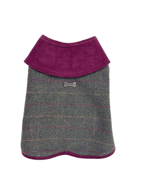 Tweed Dog Cover - Green Check