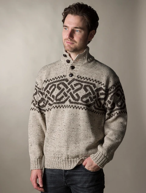 Celtic Troyer Sweater - Skiddaw/Grey Welsh