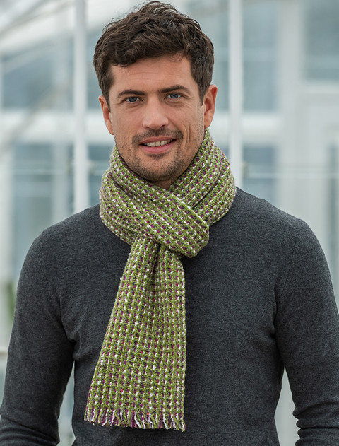Atlantic Scarf - Kiwi & Pink