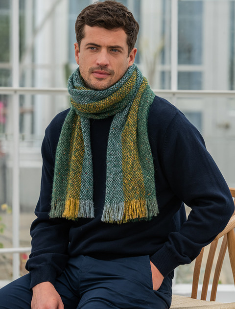 Men's Islander Stole - Multi Green