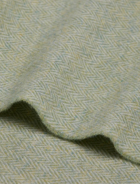 Lambswool Scarf - Silver Lime