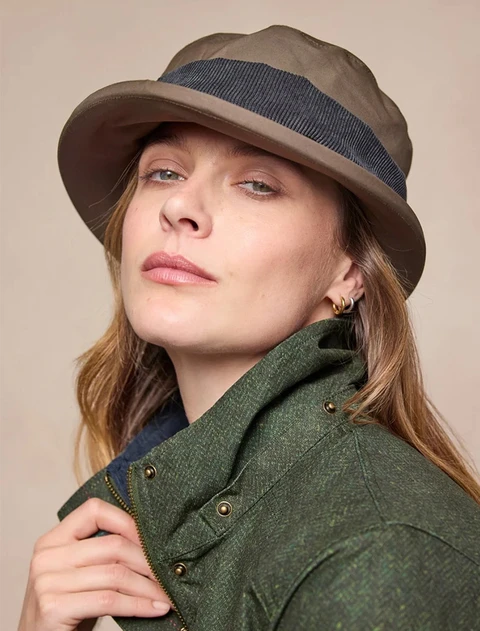 Donegal Waterproof Hat - Olive