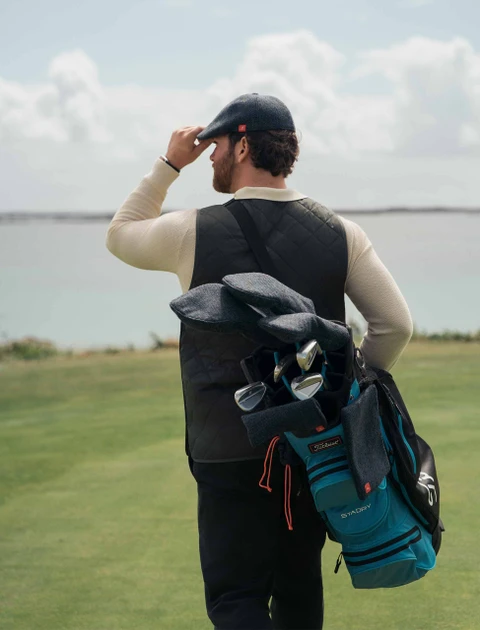 Éanín Irish Tweed Hybrid Cover - Ocean Blue