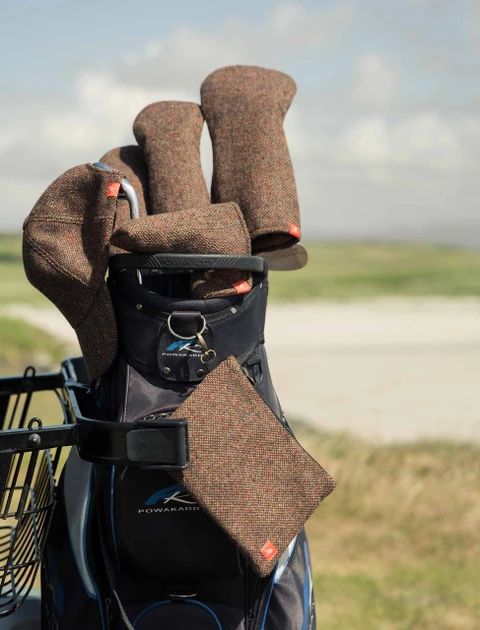Éanín Irish Tweed Hybrid Cover – Pine Needle Brown