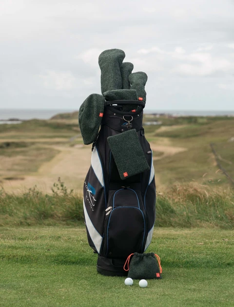 Éanín Irish Tweed Hybrid Cover – Fairway Green