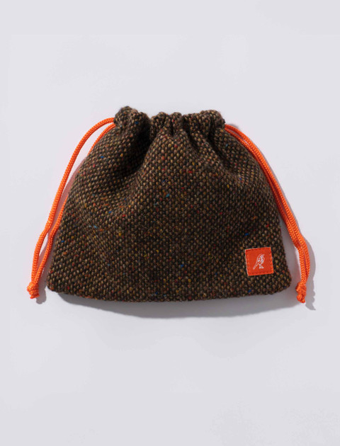 Éanín Irish Tweed Golf Tote – Pine Needle Brown