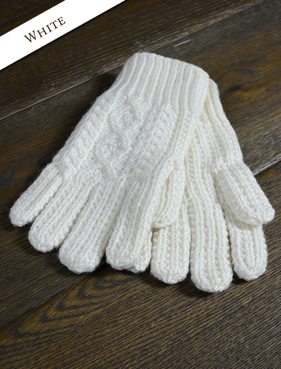 cable knit gloves, knit gloves | Aran Sweater Market
