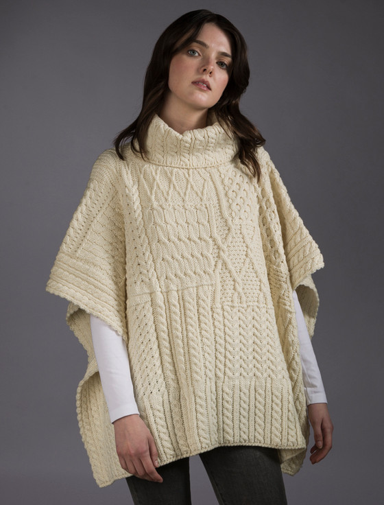 Poncho Capes For Women | Wool Poncho | Aran Sweater Market
