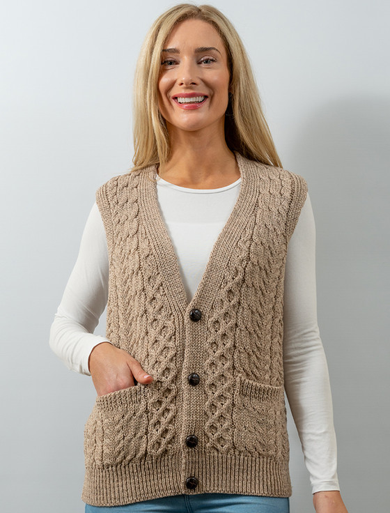 Ladies Wool Waistcoat [Get 10% Off Your 