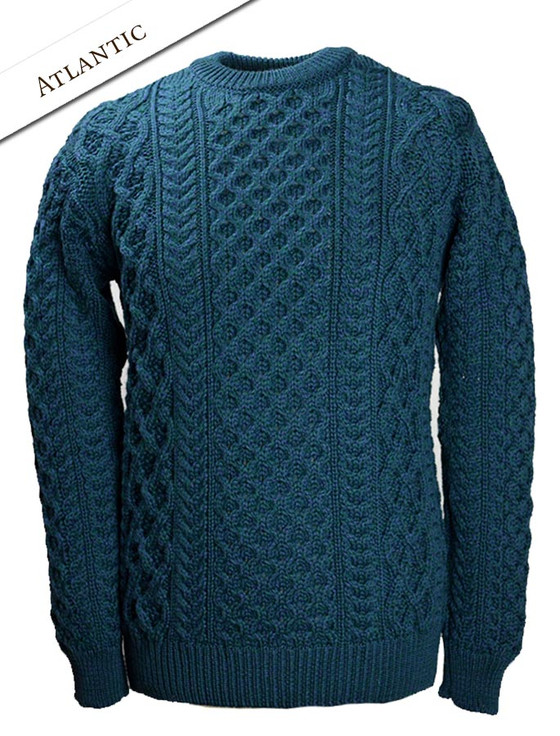 Heavyweight Merino Wool Aran Sweater, Cable Knit | Aran Sweater Market