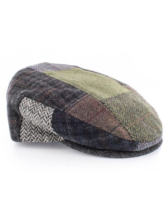 Patchwork tweed Irish caps and Hats | Aran Sweater Market