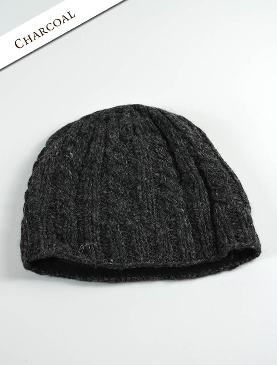 Aran Fleece Lined Beanie