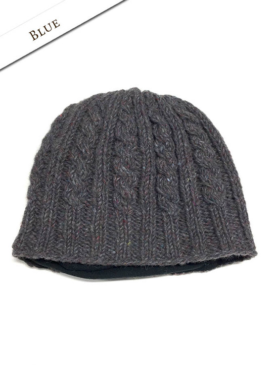 Aran Fleece Lined Beanie