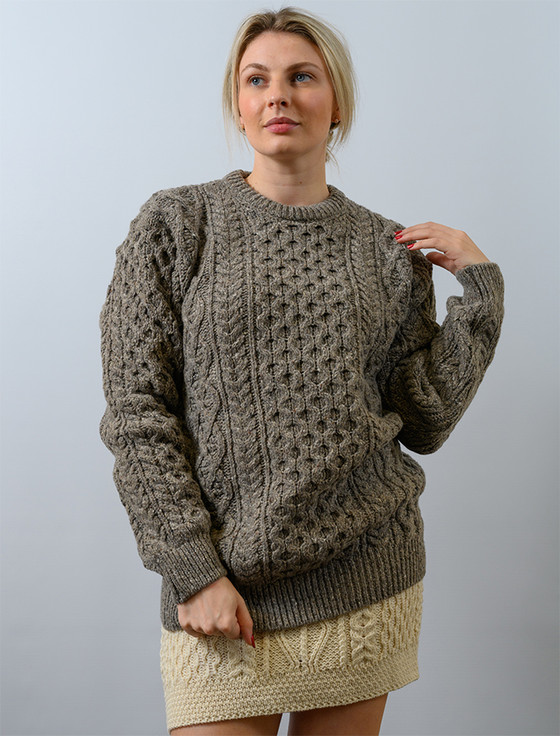 aran sweater coat