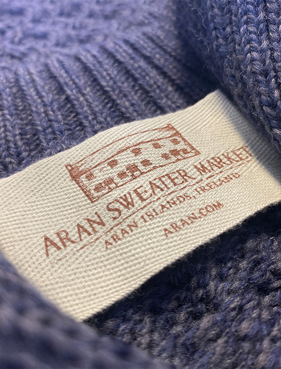 Womens Heavyweight Merino Wool Aran Troyer | Aran Sweater Market