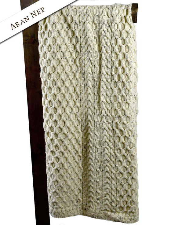 Wool Aran Throw