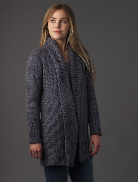 セーター　SWEATER MARKET  ニット　カーディガン Textured Merino Cardigan | Aran Sweater Market