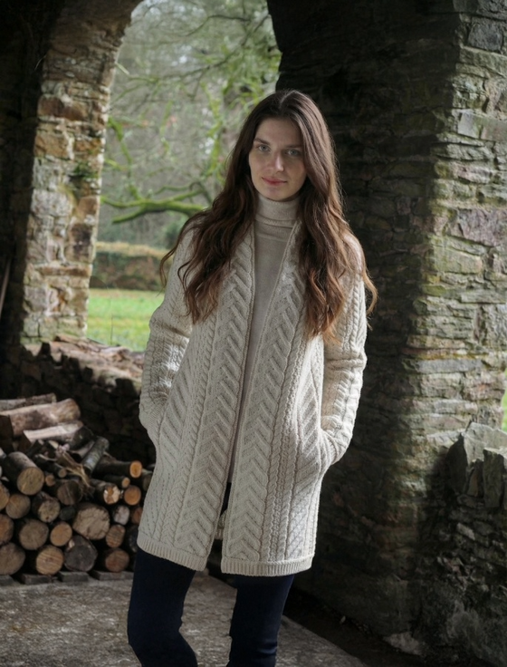 Super Soft Open Aran Cardigan [Free Express Shipping Offer]