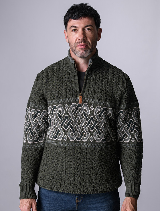Merino Celtic Jacquard | Aran Sweater Market
