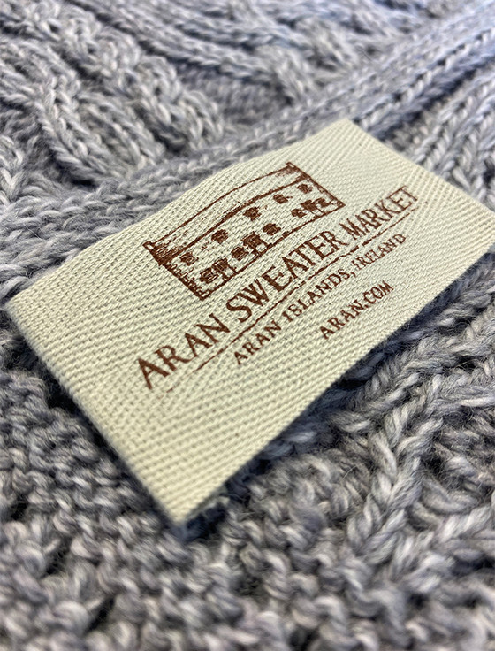 Celtic Fairy Tree Cable Knit Shawl | Aran Sweater Market