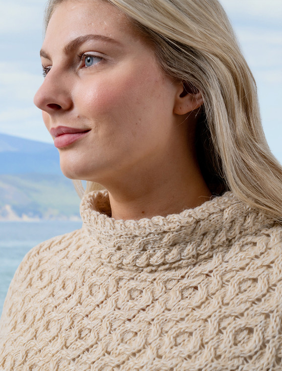 Hawthorn Dakota Knitted Poncho main image 1