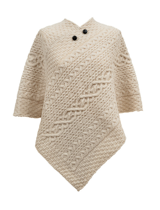 Kane Clan Aran Poncho