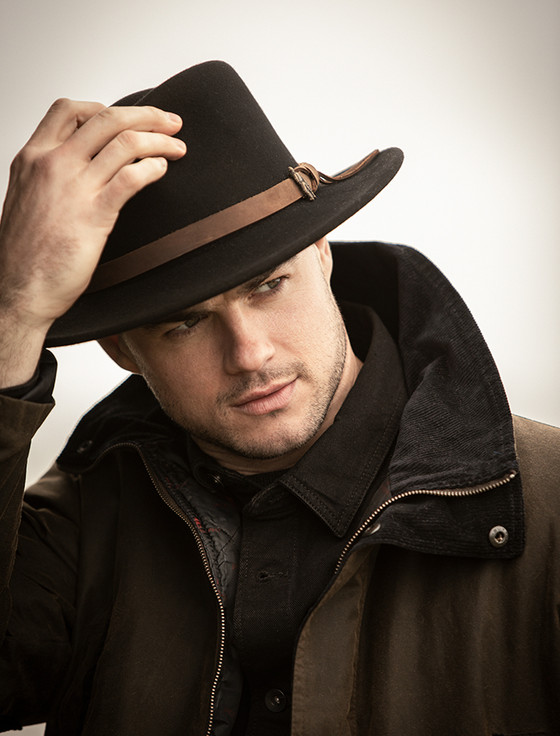 Men's Boston Wool Felt Hat - Black