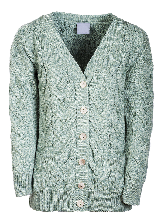 Super Soft V- Neck Chunky Cable Knit Cardigan [Free Express Shipping Offer]